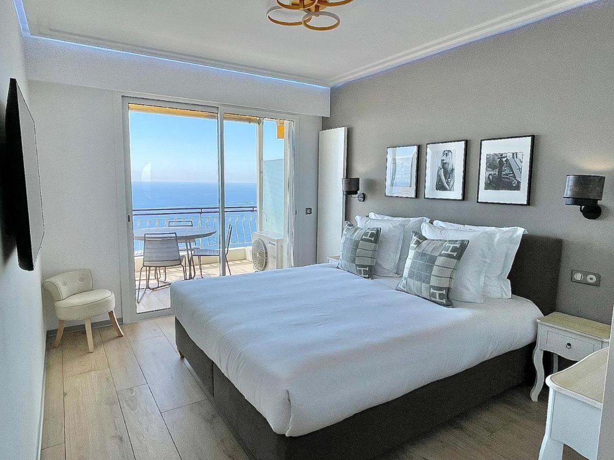 Mybluevista Luxury Panoramic Sea View Apartments Cap D Ail Near Monaco Cap-d'Ail Exterior photo